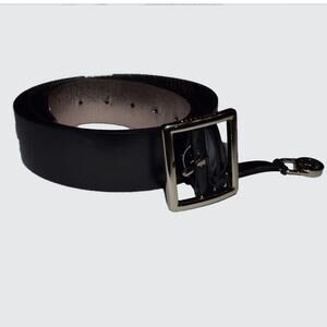 Michael Michael Kors large Women's Black and Silver belt